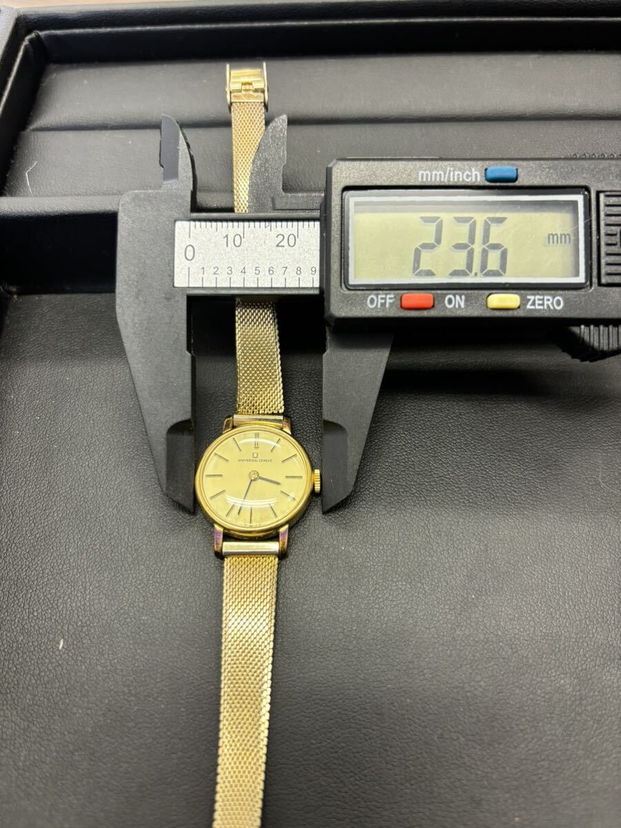 1 иен ~ работа товар универсальный june-bUNIVERSAL GENEVE женский часы с футляром 