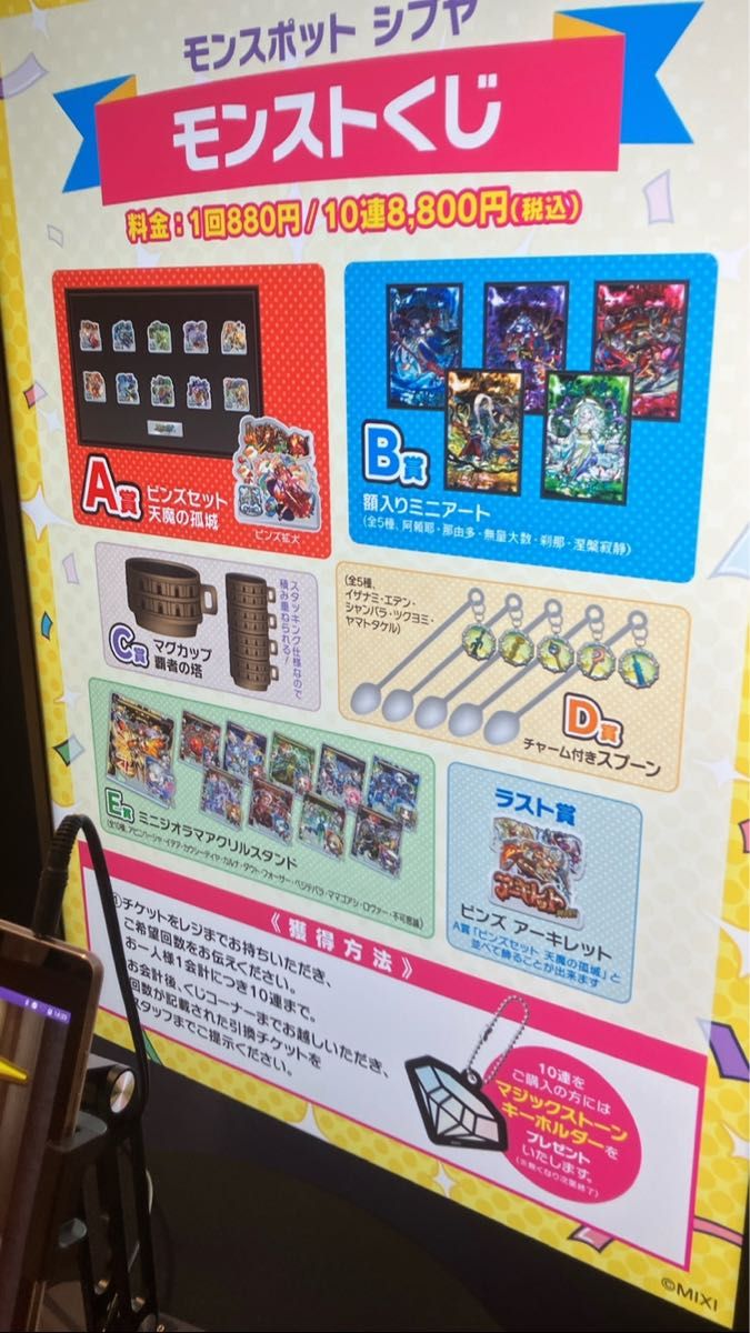 モンスト【モンスポットシブヤ】モンストくじB賞 額入りミニ モンスト【モンスポットシブヤ】モンストくじB賞 額入りミニ
