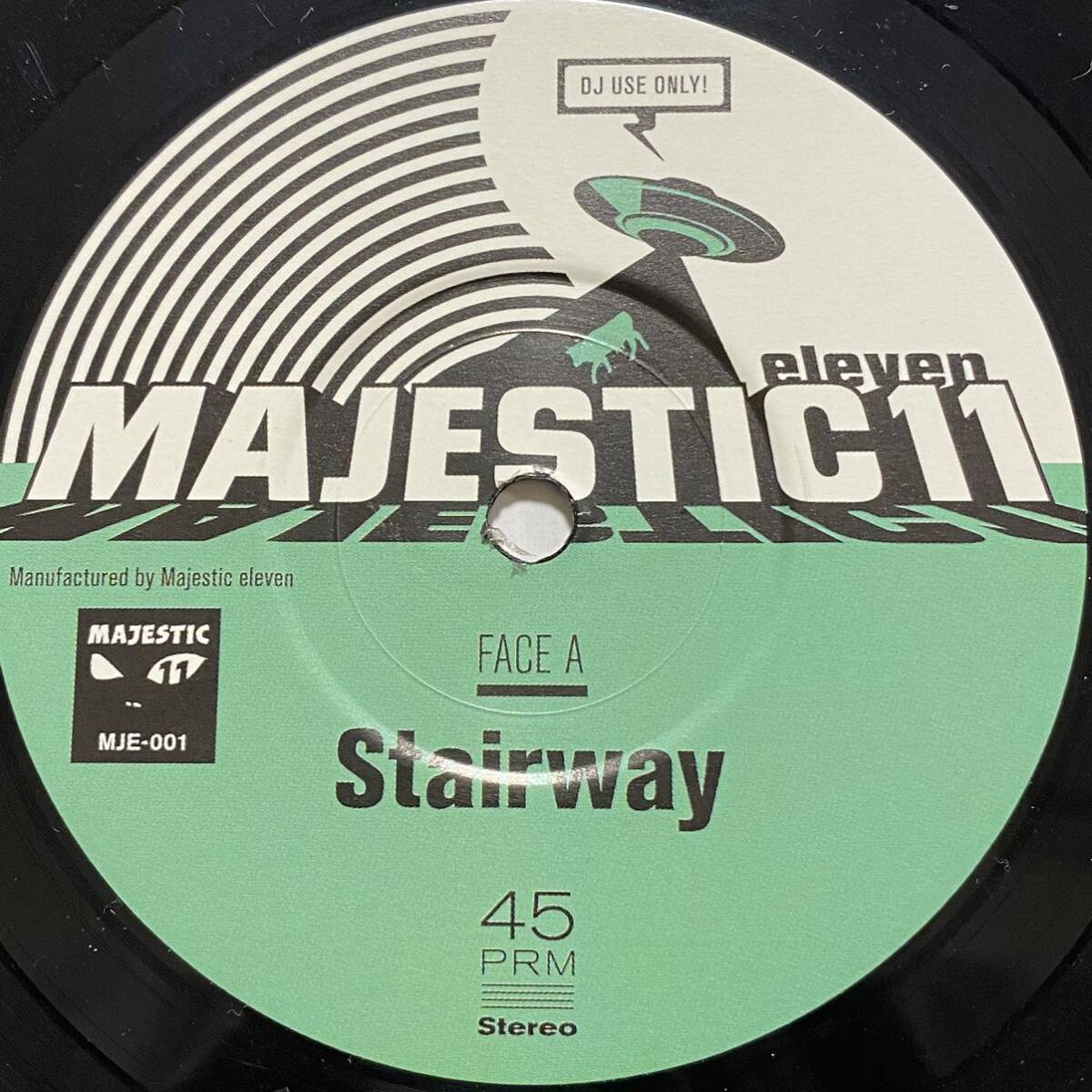 MAJESTIC11 STAIRWAY GIVE ME! 7inch 7インチ 45 rap hip hop Led Zeppelin Bar-Kays Shut The Funk Up Beastie Boys Daft Punk mash up_画像1