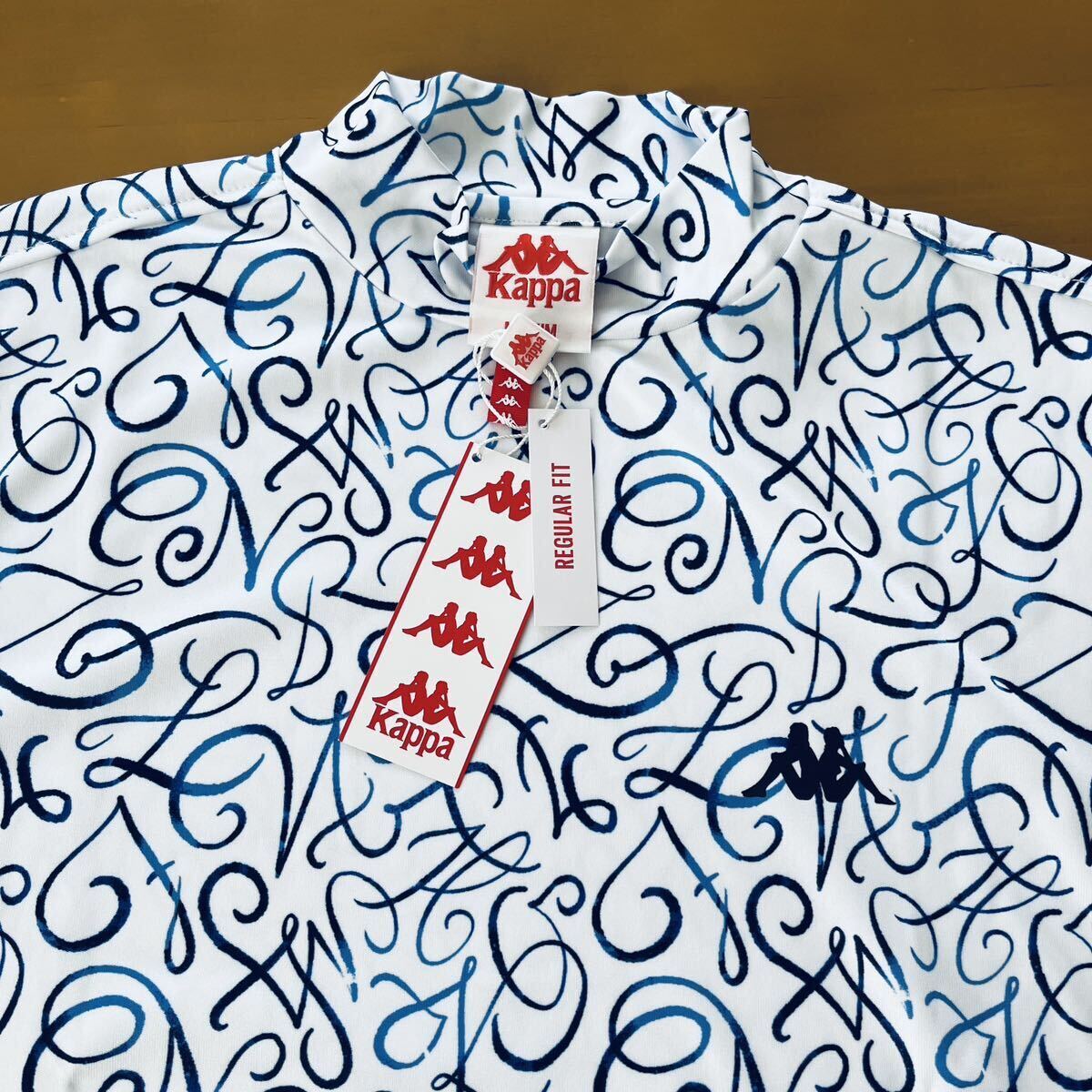 M размер Sara . удобный новый товар kappa Kappa стильный дизайн mok шея рубашка с коротким рукавом Golf . вода скорость . антибактериальный дезодорация белый голубой 