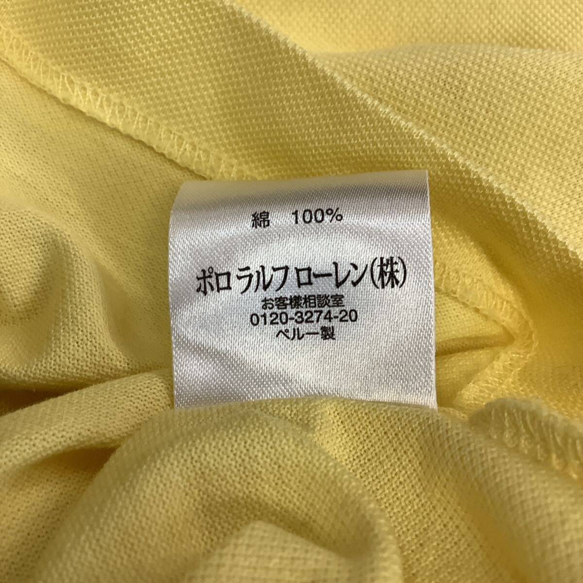 POLO GOLF ポロゴルフ 半袖ポロシャツ size XL 大きいサイズ イエロー 79581