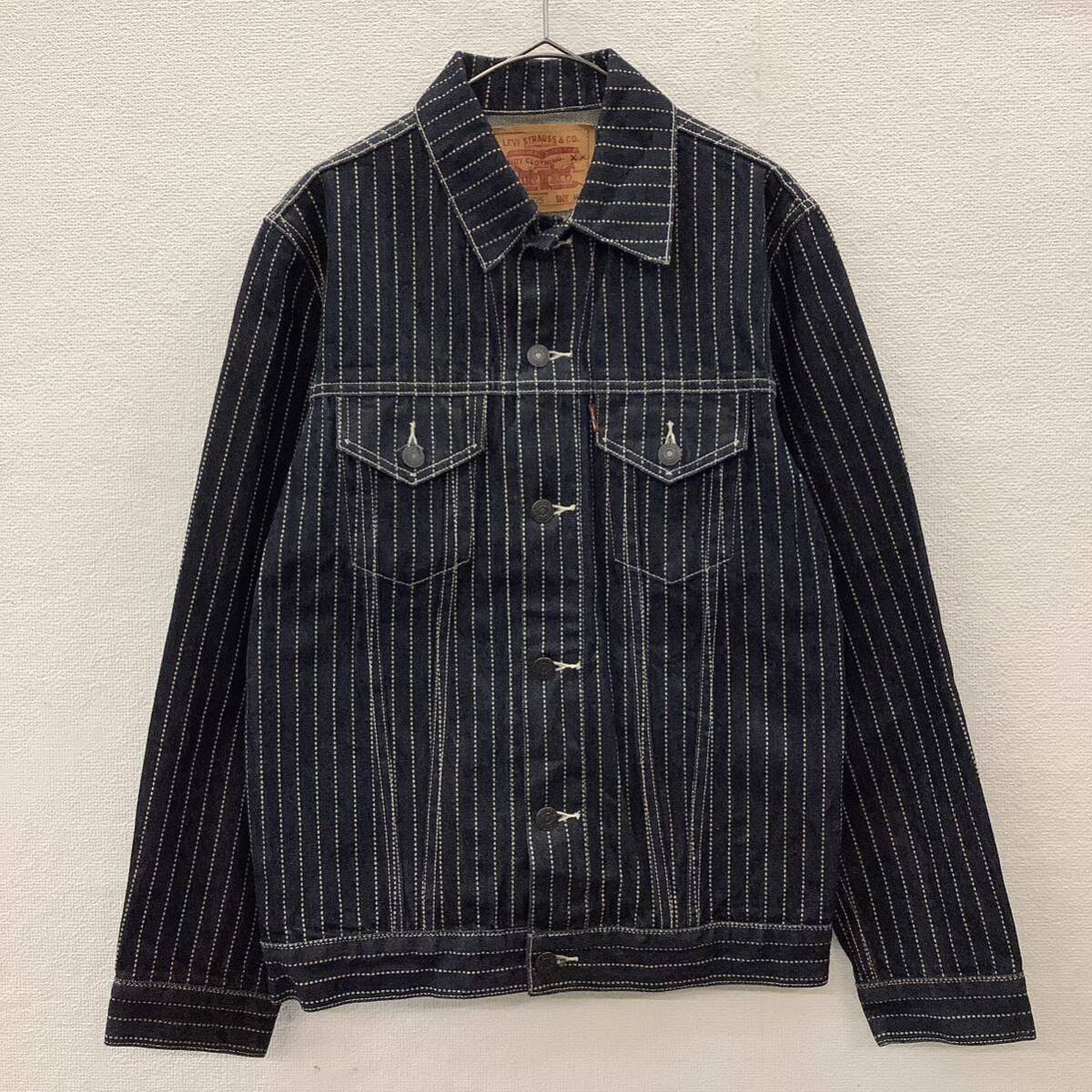 Levi's 70505 リーバイス ストライプ デニムジャケット size M 79623