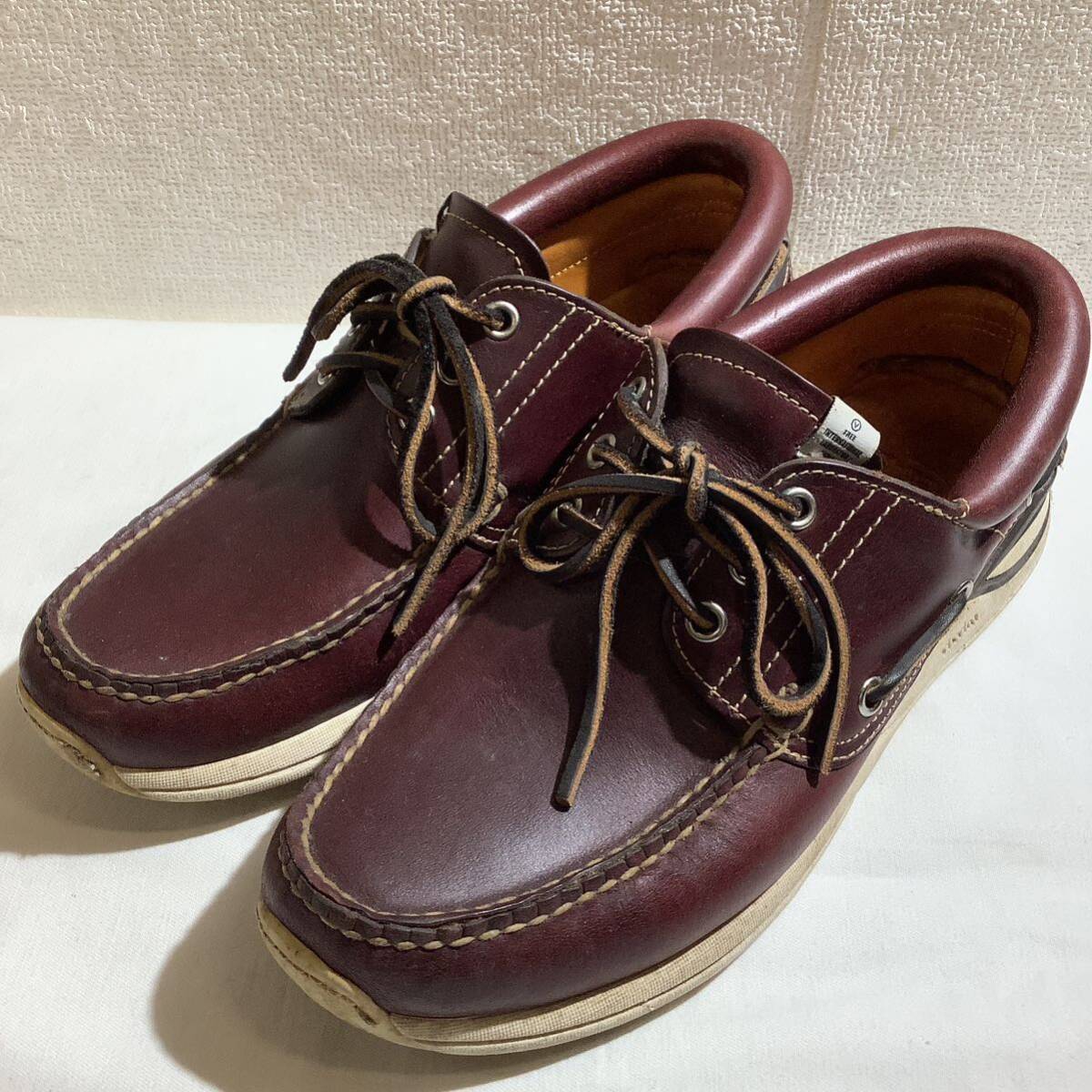 VISVIMヴィズヴィムデッキ シューズバーガンディUS9.0 VISVIMヴィズヴィムデッキ シューズバーガンディUS9.0