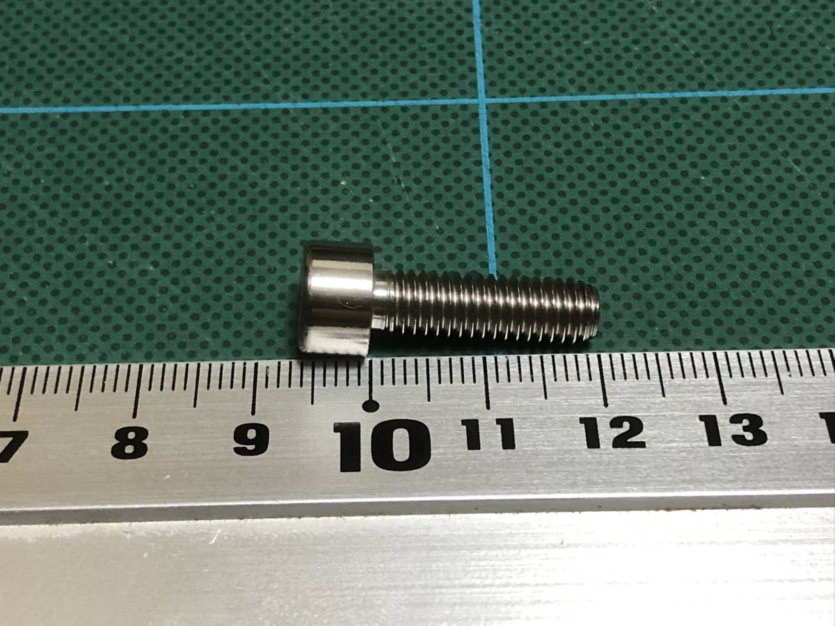  titanium hex колпак болт M6×20mm P1.0 серебряный 64TITAN