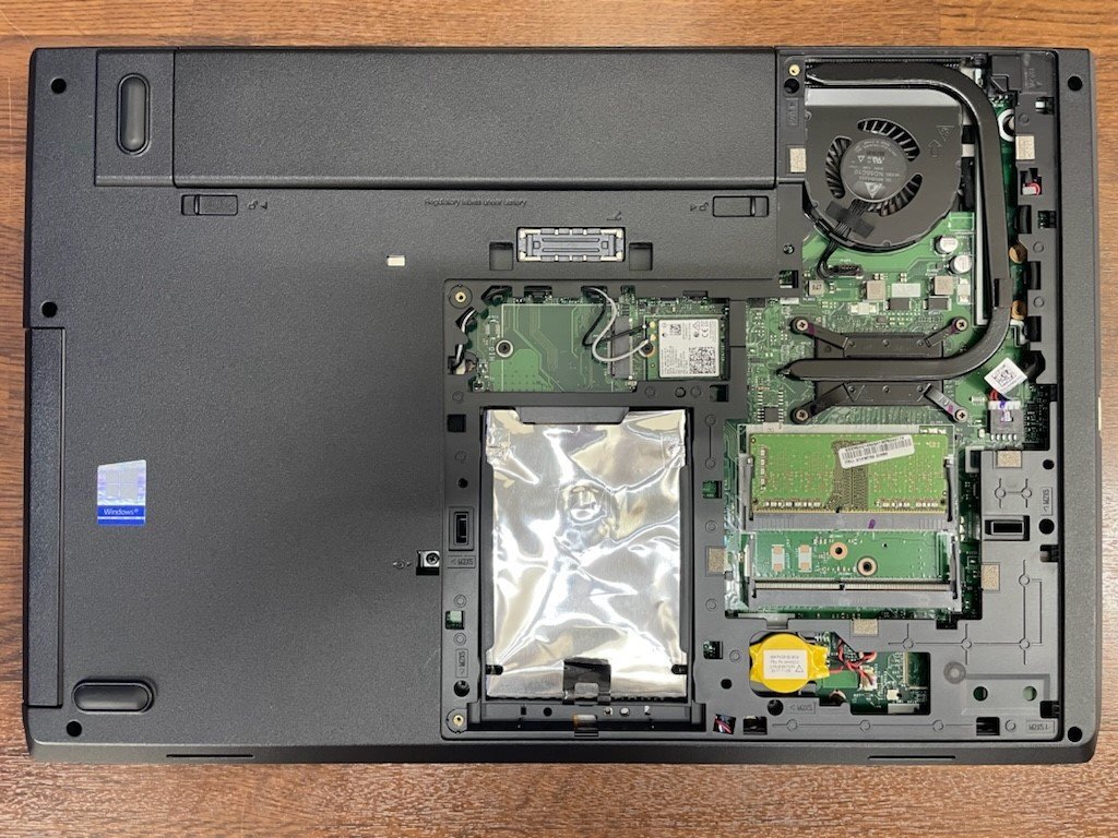 【UEFI起動確認済み／中古】ThinkPad L570 【20J9-S37S00】 (Core i5-7200U, RAM4GB, HDD無し[OS無し]) ★本体＋ACアダプタ_画像8