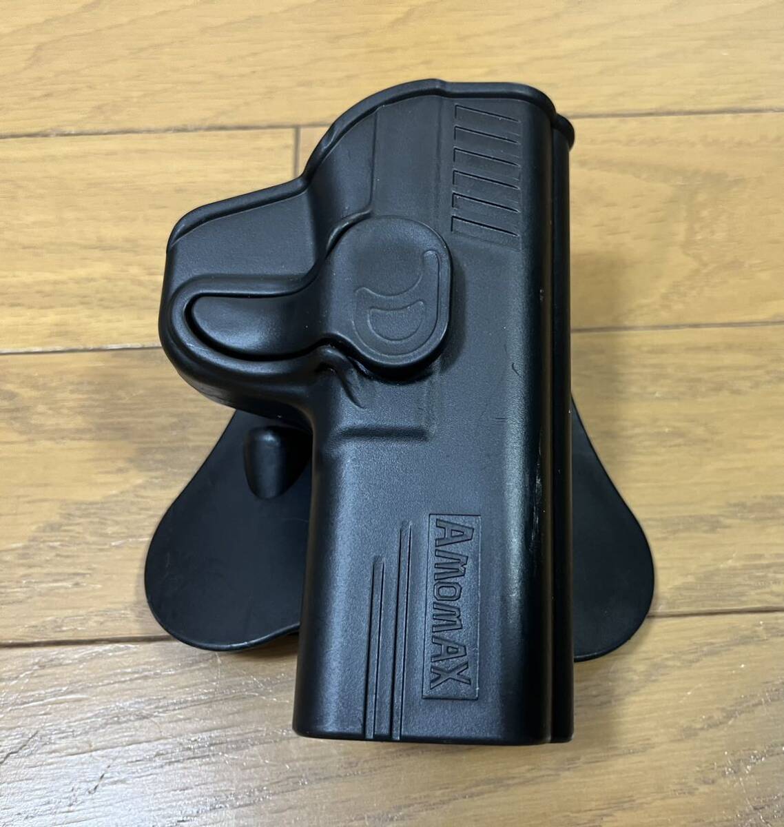 中古 AMOMAX アモマックス S&W M&P9用 ホルスター ブラック 黒 装備 ミリタリー サバゲー_画像1