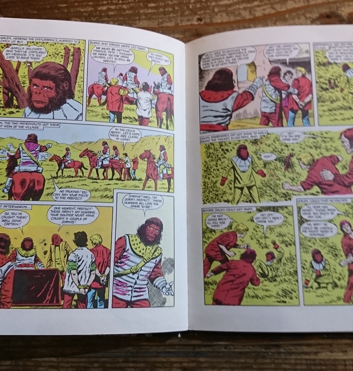 70s vintage planet of the apes authorized edition Planet of the Apes одобрено версия коллекция вентилятор книжка 