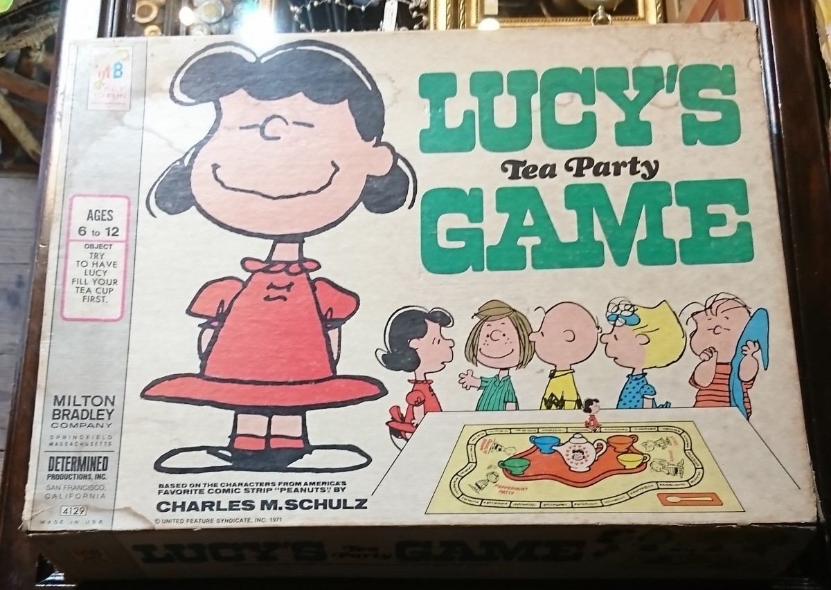 lucys tea party game 70s vintage ルーシー ティーパーティー ゲーム ボードゲーム