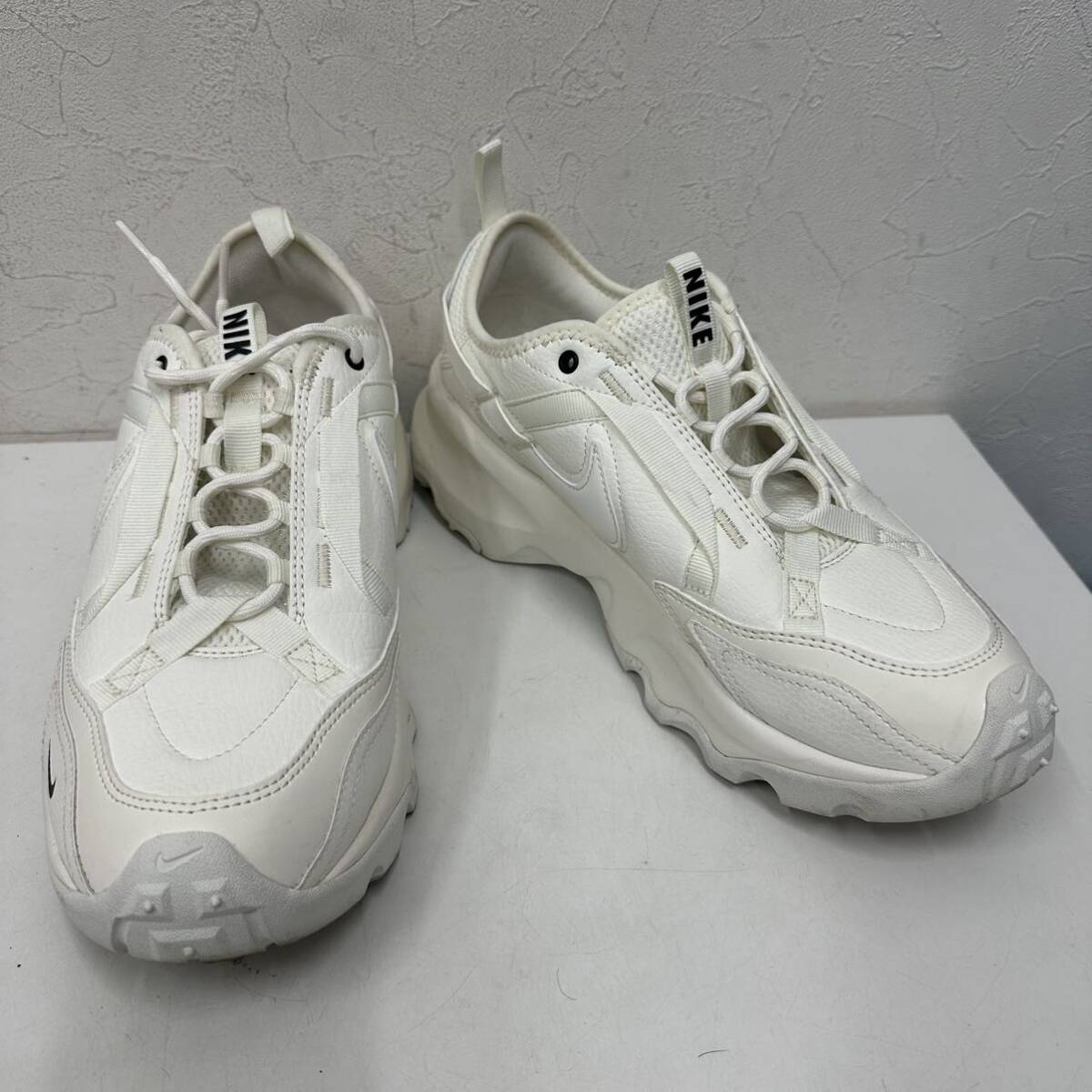 ⑰NIKE ナイキ ローカット スニーカー 28cm WHT ホワイト DD9682-100_画像1