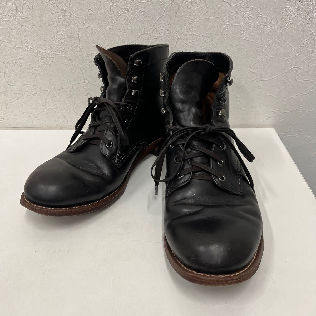 ⑰WOLVERINE レインブーツ US8 ブラック