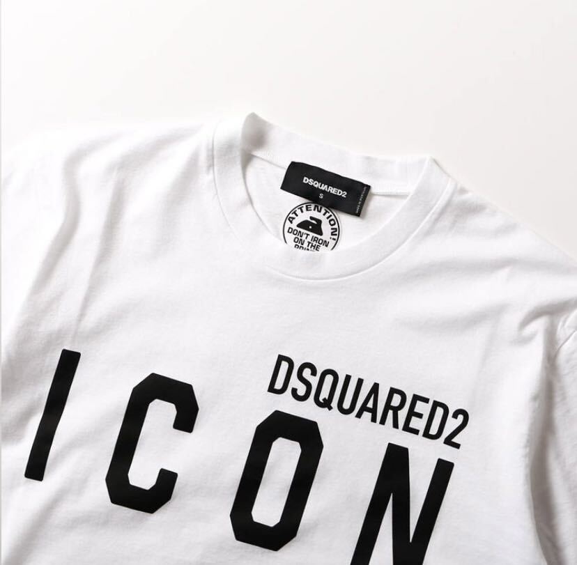 Tシャツ DSQUARED2 ディースクエアード ICON S79GC0003 Lサイズ 新品 未着用 定価42,900円_画像1