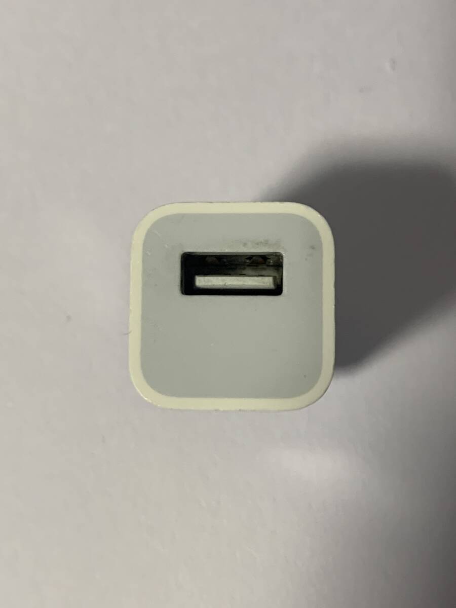 【ジャンク品】Apple純正 ACアダプター ※USB端子部分接触不良 充電できず_画像1