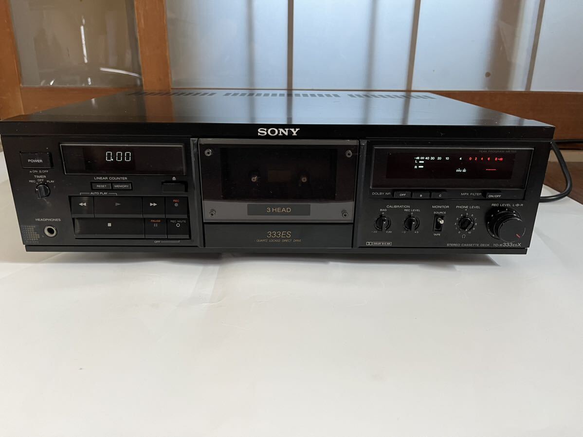 SONY Sony cassette deck TC-K333ESX electrification verification settled 