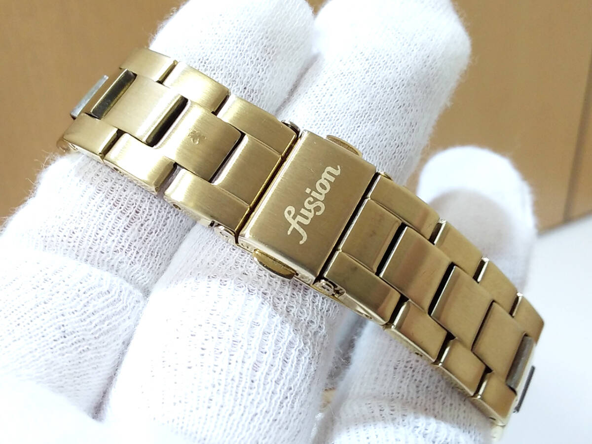 【 稼働中 】 SEIKO ALBA Fusion VJ32-KGG0 AFSJ403 Quartz Watch with Date セイコー アルバ フュージョン 腕時計_画像9