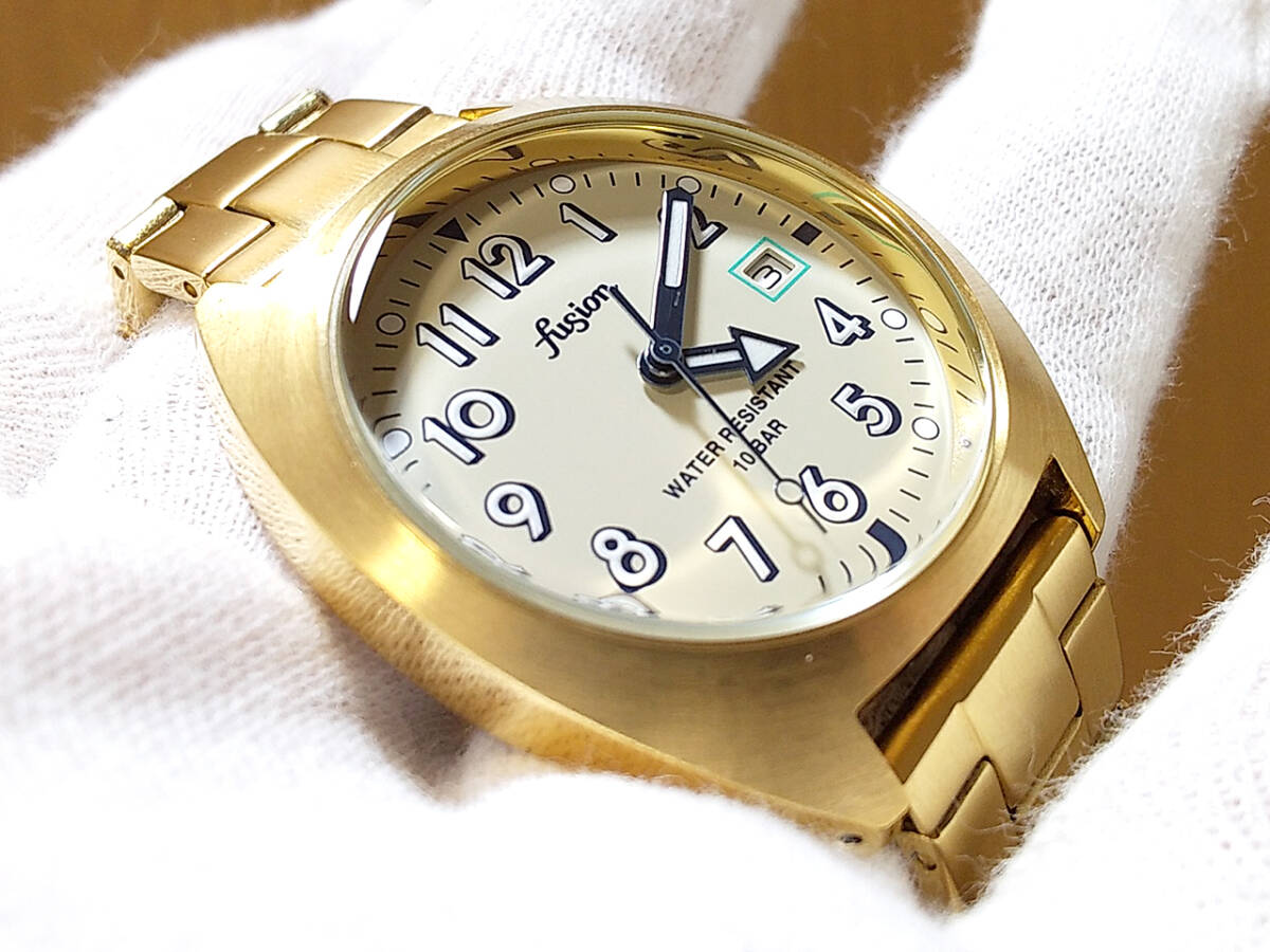 【 稼働中 】 SEIKO ALBA Fusion VJ32-KGG0 AFSJ403 Quartz Watch with Date セイコー アルバ フュージョン 腕時計_画像5