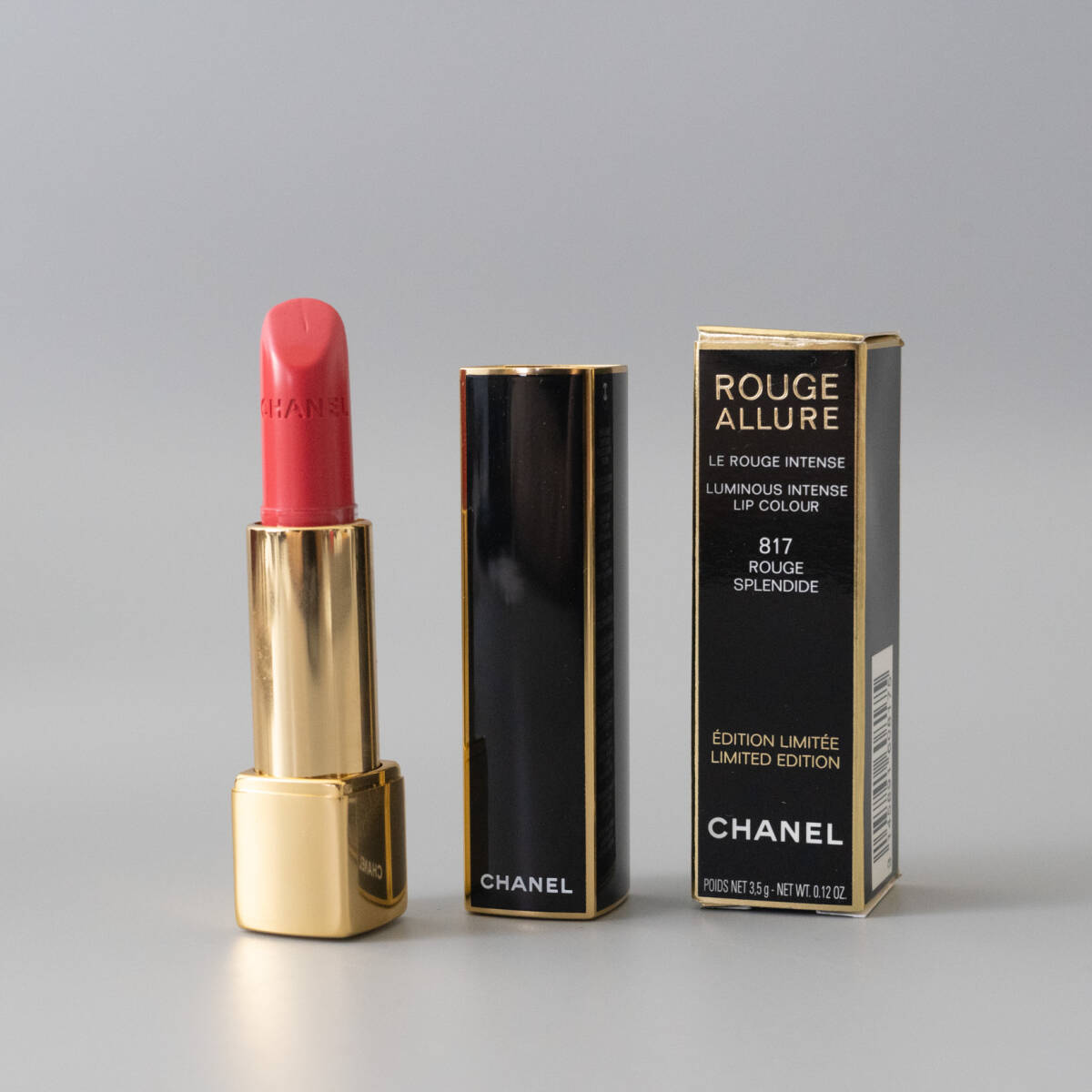 CHANEL シャネル ルージュ アリュール 817 スプランディッド リップスティック 口紅 コスメ ROUGE ALLURE_画像1