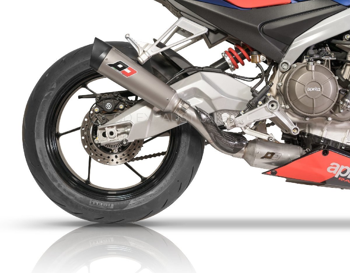 ※車検対応 APRILIA RS 660 TUONO 660 QD EXHAUST スリップオンマフラー_画像2