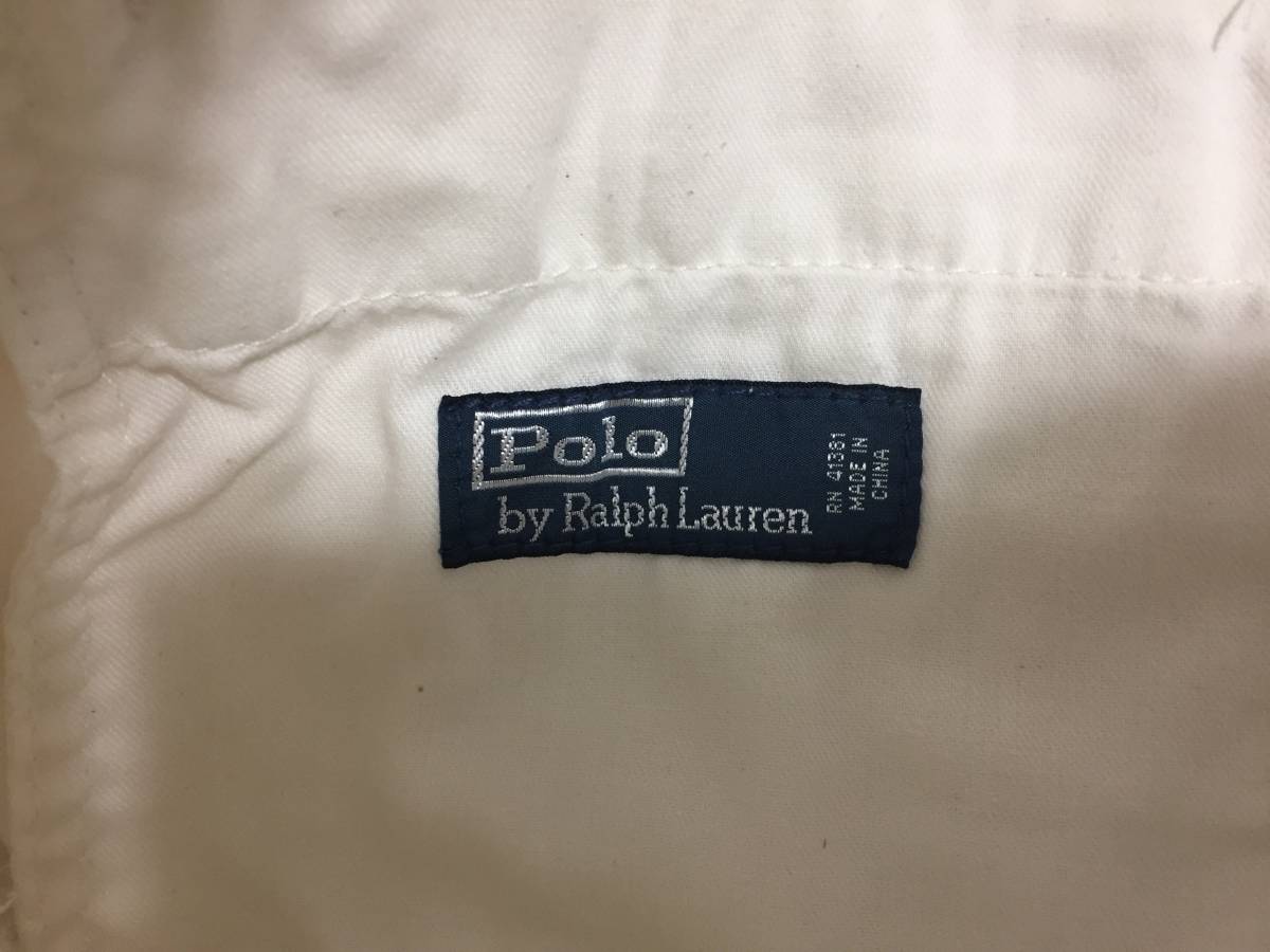 POLO RALPH LAUREN ポロラルフローレン チノショーツ ホワイト　Size W32 ショートパンツ ハーフパンツ_画像5