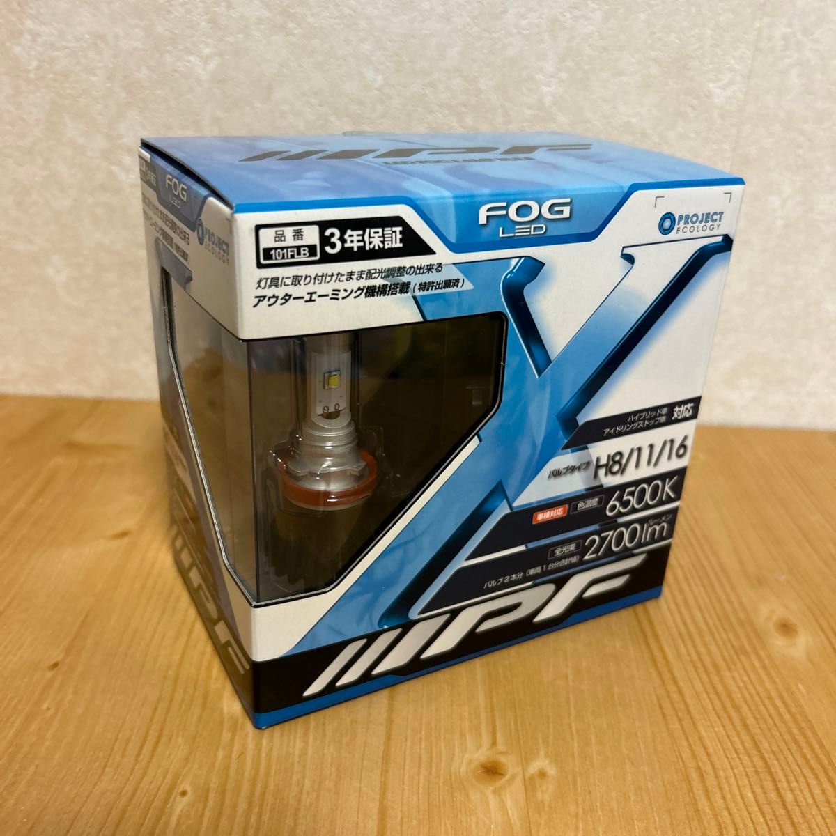 IPF フォグバルブ　LED H8 H11 H16 バルブ 6500K 101FLB  ipf led