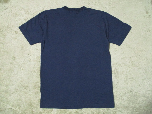 メンズ VAN かっこいい 車ステッチ 半袖Tシャツ 紺 Mの画像4