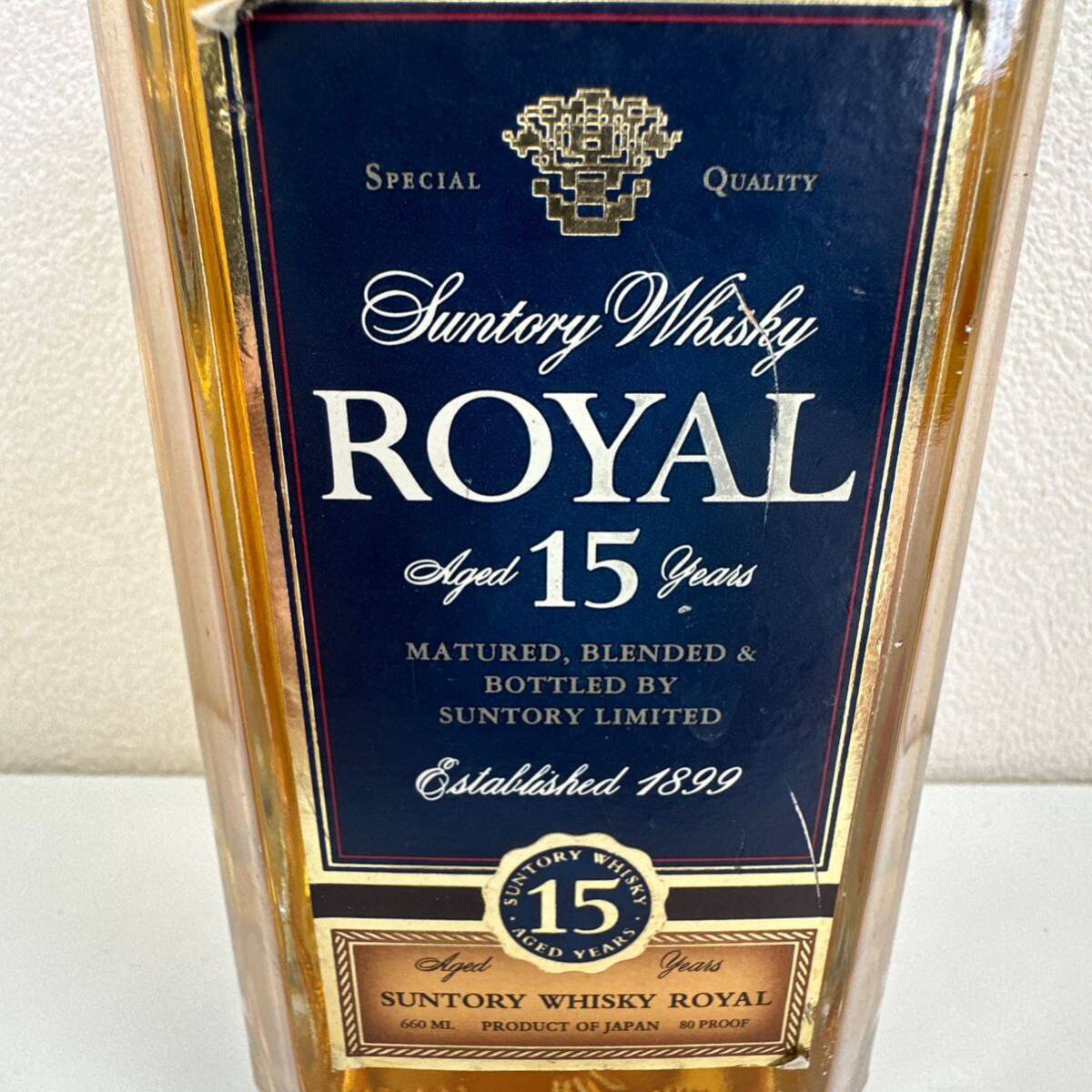 [S0403]*20 -years old under. person regarding sake kind. sale is doesn't do * Chiba prefecture inside to shipping limitation (pick up) not yet . plug ROYAL Suntory royal 15 year 40% 660ml