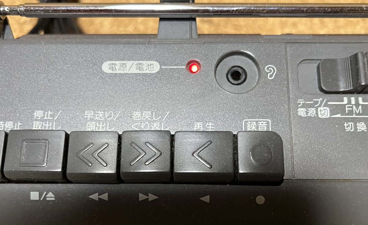 パナソニック Panasonic ラジオカセットレコーダー ラジカセ RX-M40 2電源方式 通電動作確認済の画像2