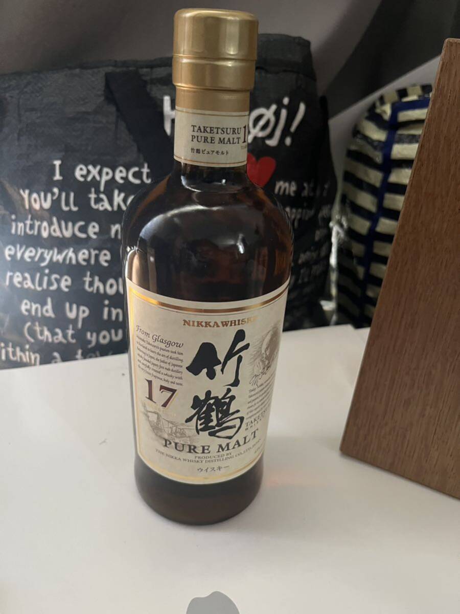 NIKKA WHISKYnika whisky pure malt bamboo crane 17 year 