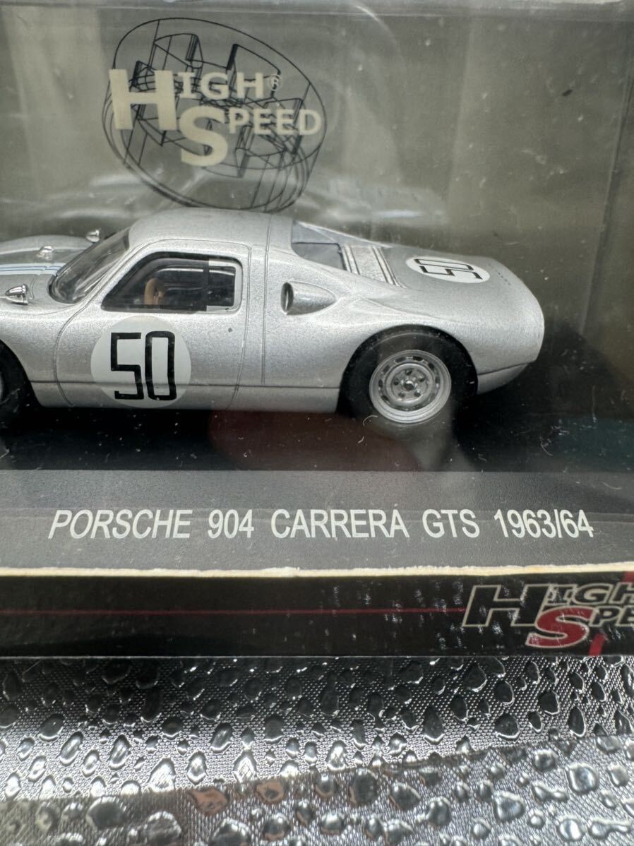 HIGH SPEED 1:43 PORSCHE 904 CARRERA GTS 1963/64ミニカー_画像3