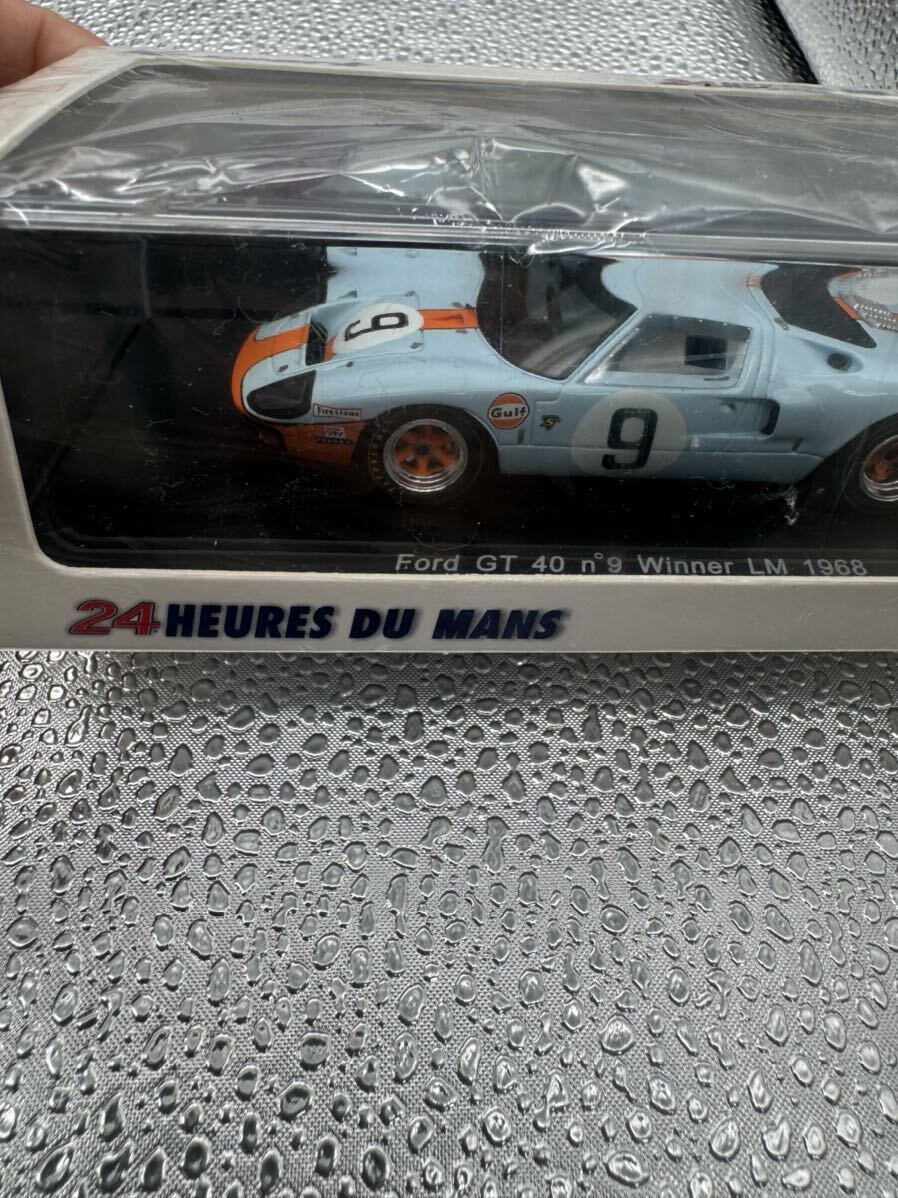 Spark 43LM68 1/43 Gulf Ford GT40 #9 Winn er 24H Le Mans 1968_画像2