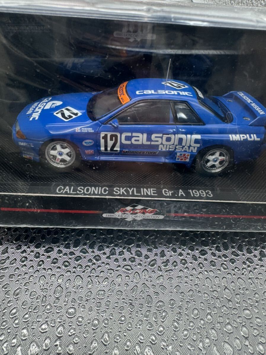 エブロ EBBRO 1/43 43766 CALSONIC SKYLINE GT-R Gr.A 1993 BLUE カルソニックス カイライン_画像3