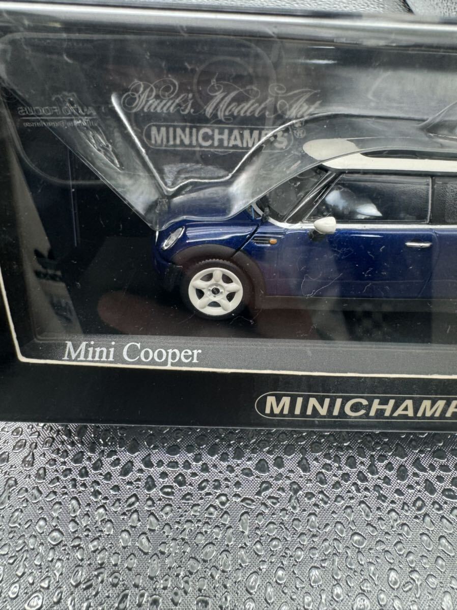 1/43 ミニチャンプス ミニクーパー 青 2001 Mini Cooper 2001_画像2