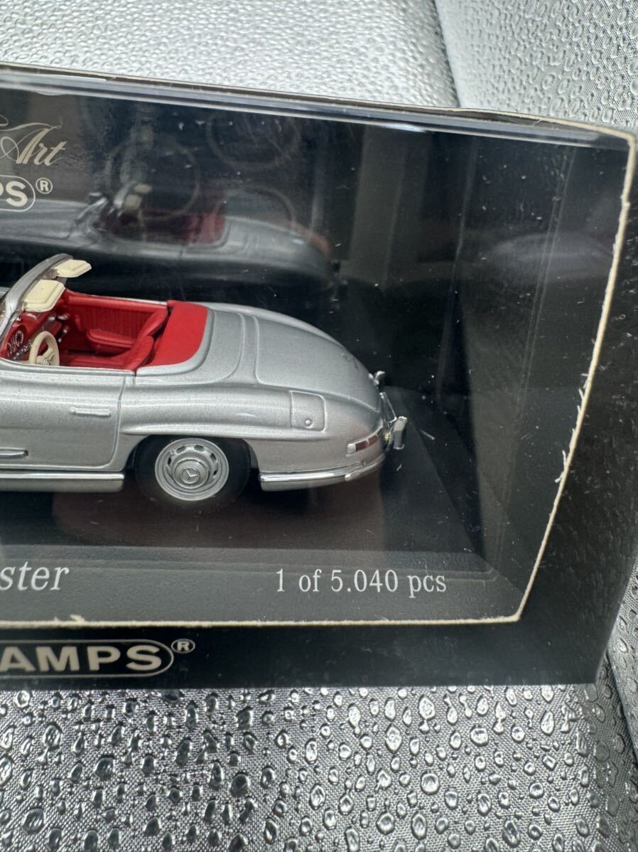 PMA 1/43 メルセデスベンツ Benz 300SL RoadSter 1959 石原裕次郎 Silver 400039030ミ ニチャンプス_画像4