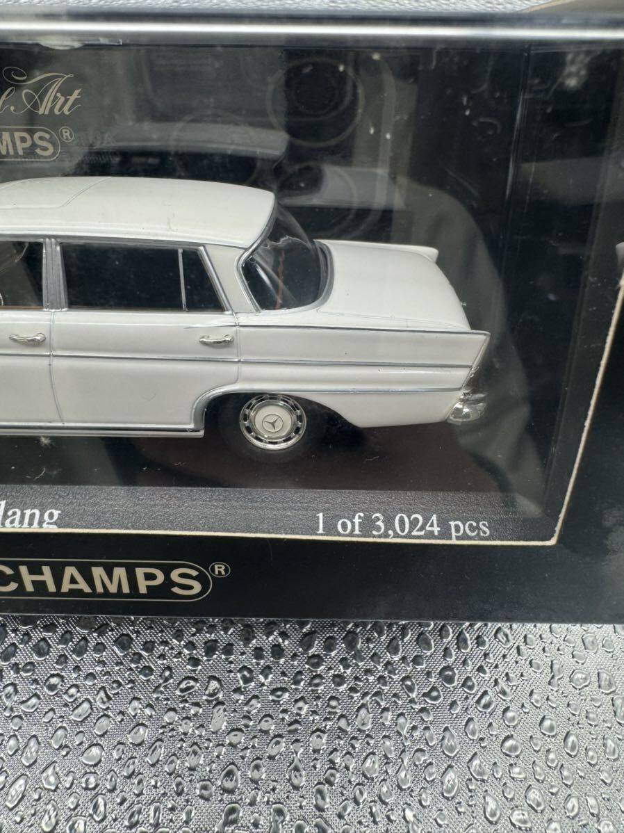 ミニチャンプス PMA 1/43 MERCED ES-BENZ メルセデスベンツ 300SE I ang 1965(ホワイト) 40_画像4