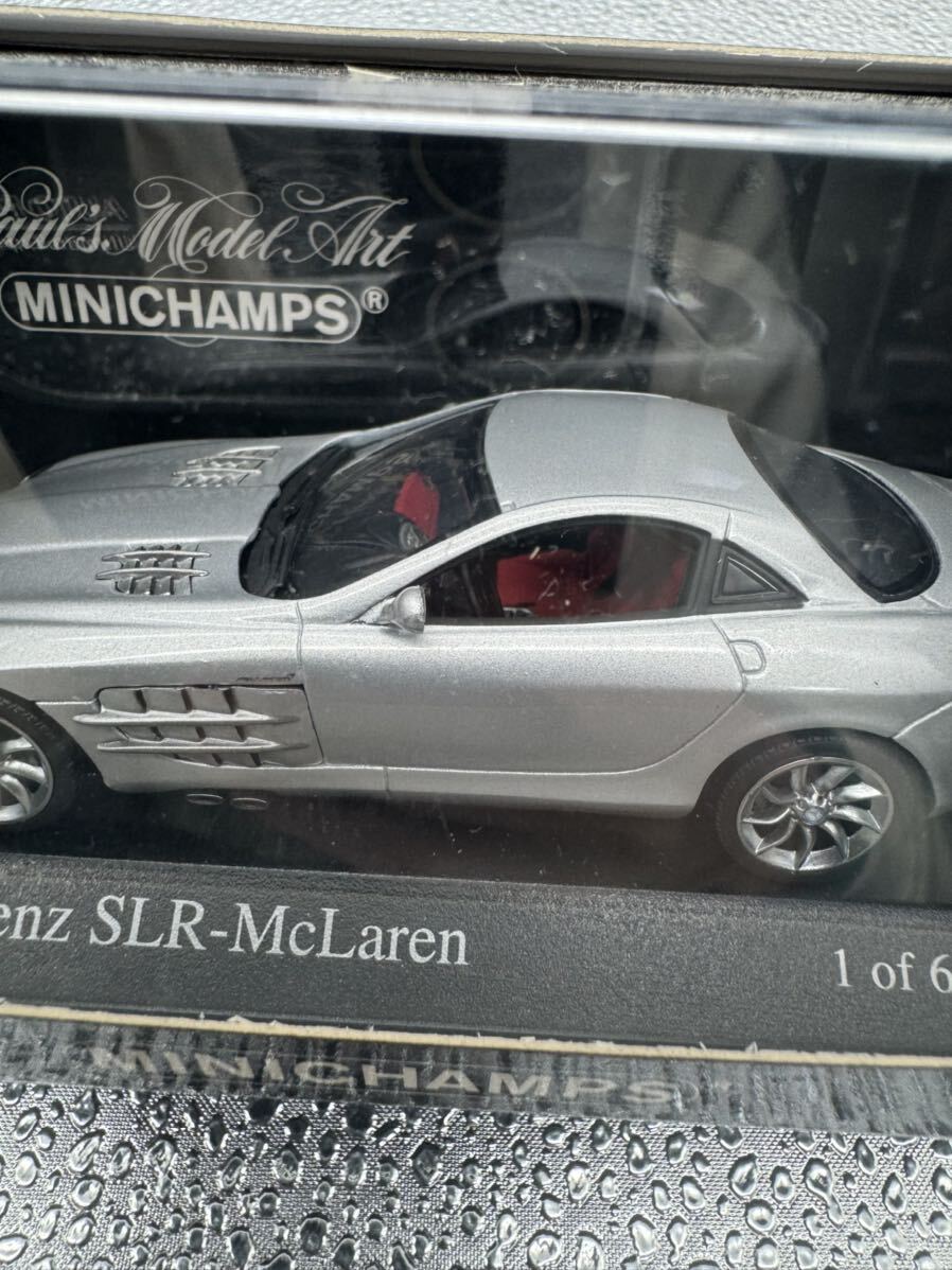 PMA ミニチャンプス 1/43 メルセデスベンツ SLR マクラ ーレン 2003 シルバー_画像3