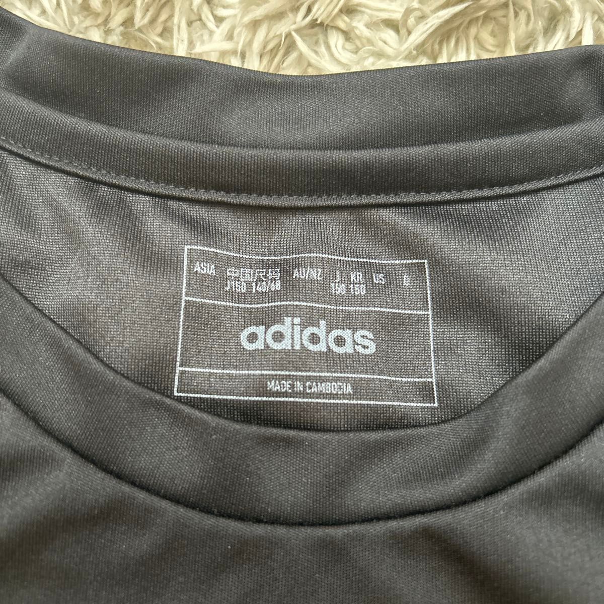 未使用　adidas  Tシャツ　半袖　150 フットサル　サッカー　