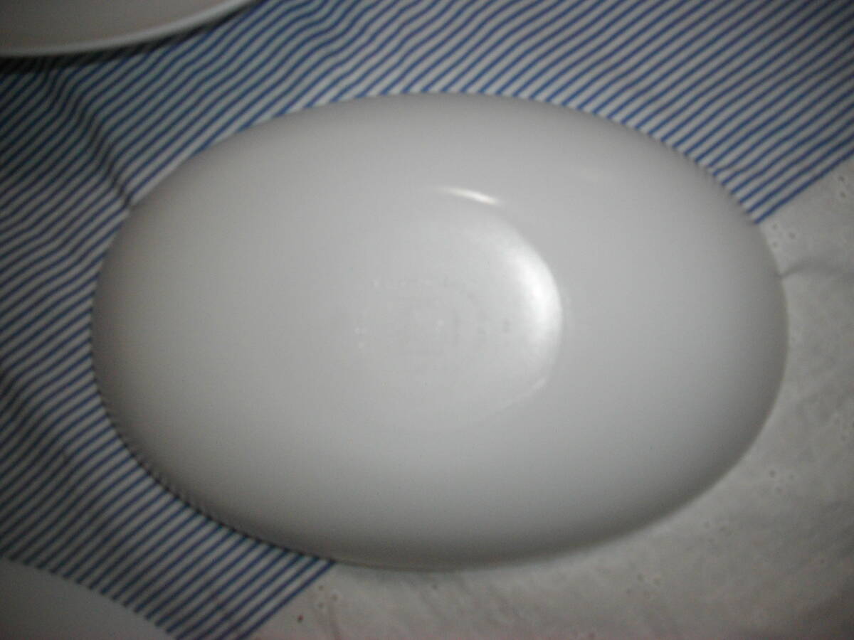 即決【ヤマザキ春のパンまつり】　白いオーバルボール　６枚　◆　カレー皿　パスタ皿