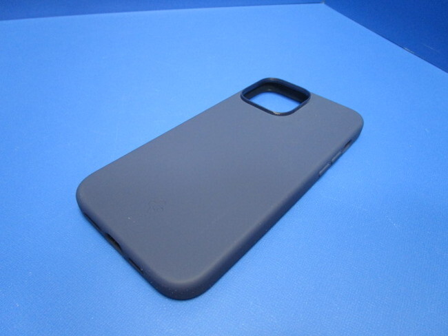 Spigen シュピゲン iPhone13ProMax ケース シリコン 4重構造 指紋防止 擦り傷防止 超薄型 超軽量 フィット ネイビー・ブルー_画像8