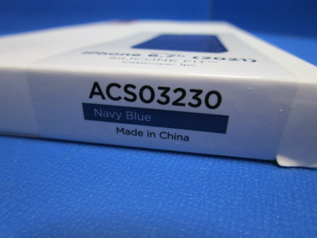 Spigen シュピゲン iPhone13ProMax ケース シリコン 4重構造 指紋防止 擦り傷防止 超薄型 超軽量 フィット ネイビー・ブルー_画像4