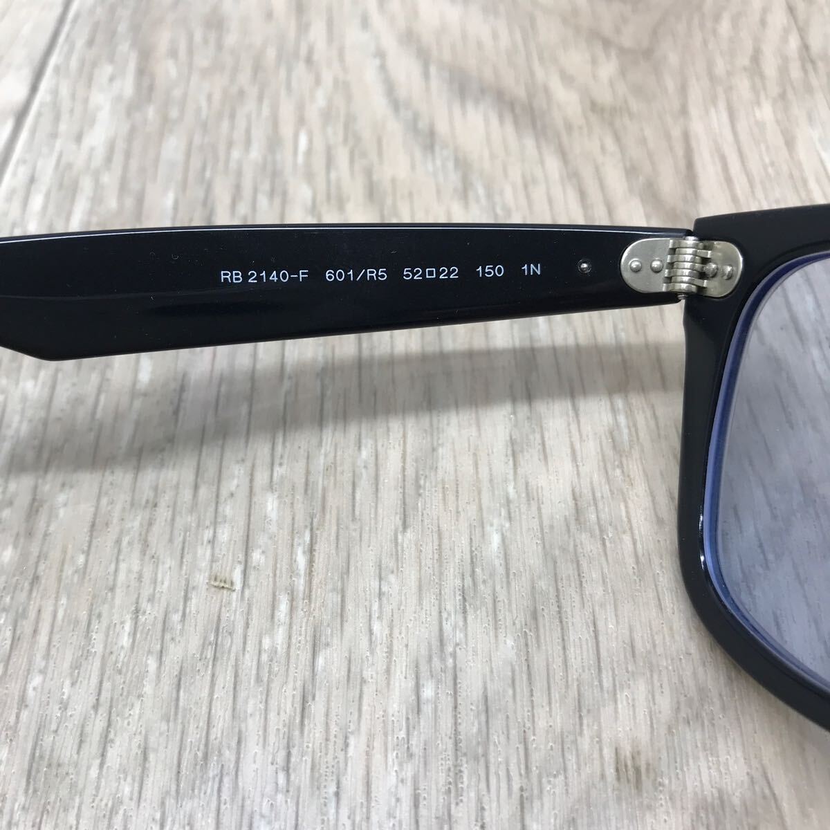 E◆ Ray-Ban レイバン / サングラス WAYFARER ウェイファーラー RayBan RB2140-F 601/R5 52□22 150 1N ※度入りレンズ※の画像7