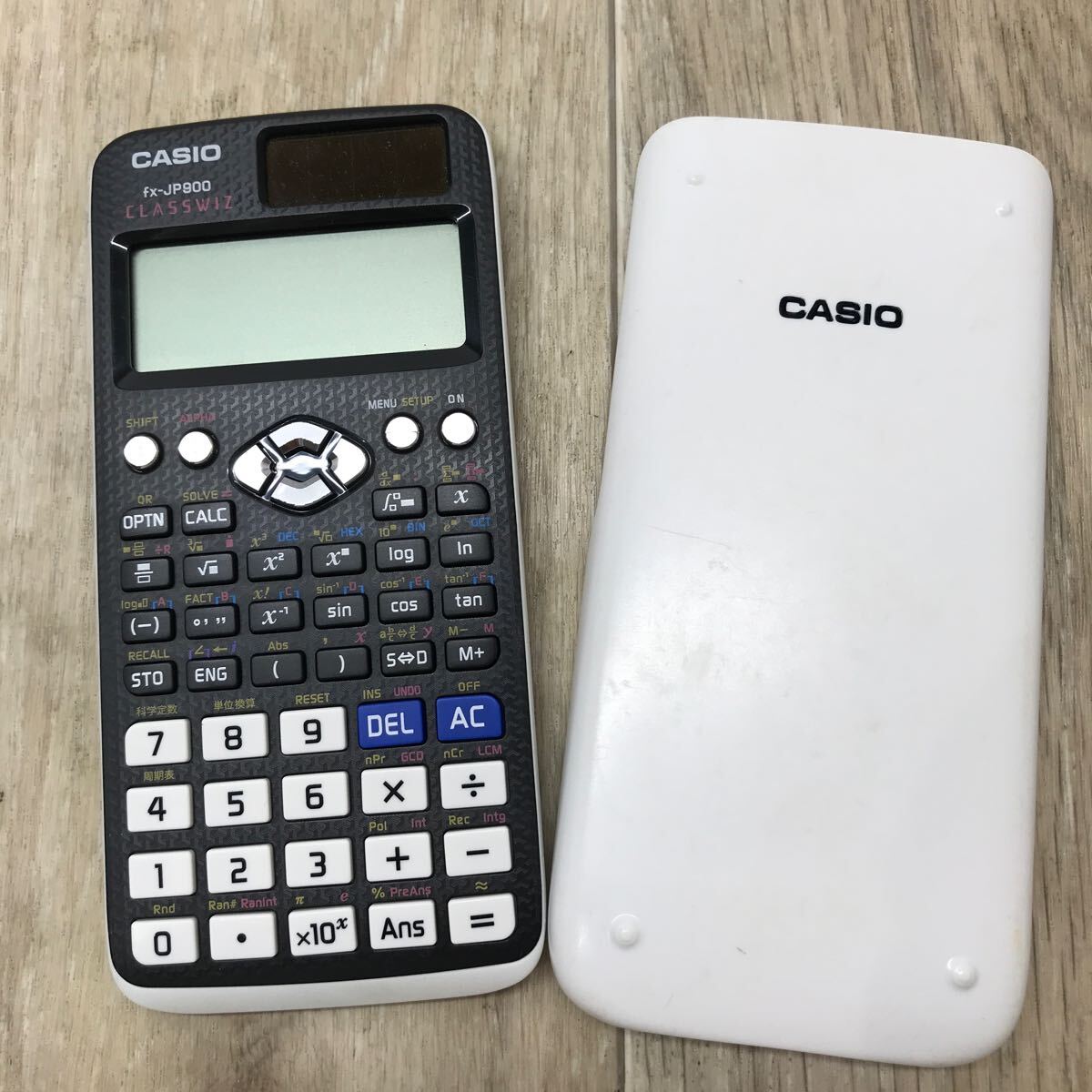 171 D / 1円〜 関数 電卓 Ti-83 Plus Graphics Calculator Texas Instruments / CASIO fx-JP900 / 2台 セット 中古 動作未確認 ジャンク _画像6