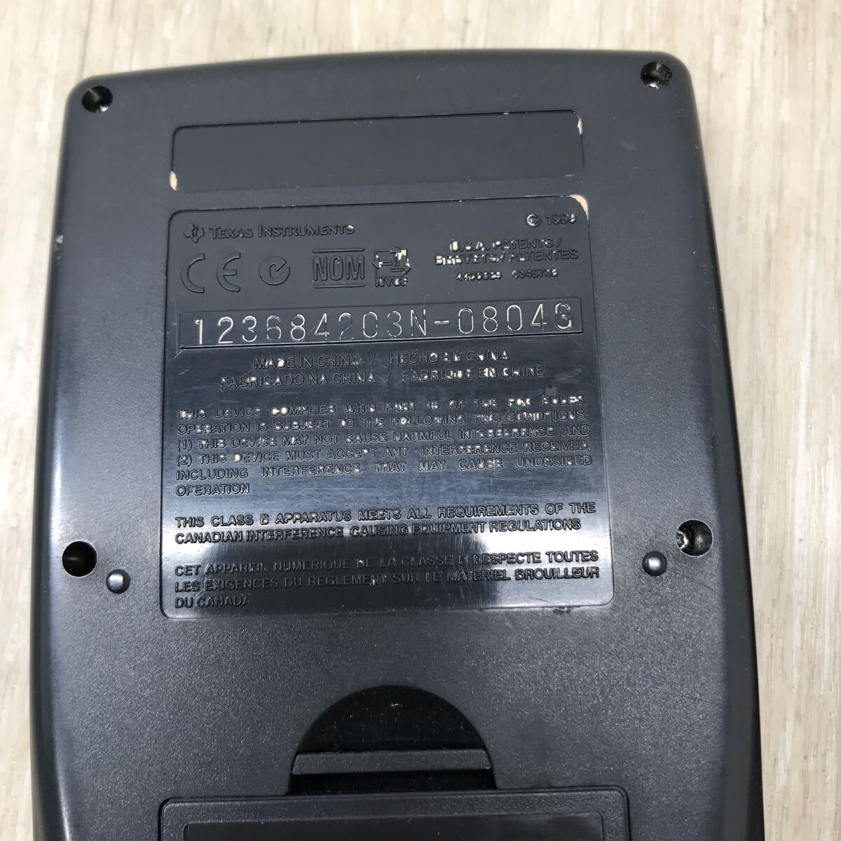 171 D / 1円〜 関数 電卓 Ti-83 Plus Graphics Calculator Texas Instruments / CASIO fx-JP900 / 2台 セット 中古 動作未確認 ジャンク _画像4