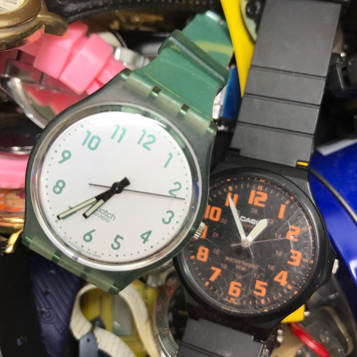 E◆ ※ジャンク※ 腕時計 懐中時計 スマートウォッチ 等 まとめ SEIKO CASIO セイコー カシオ 等 約11kg _画像8