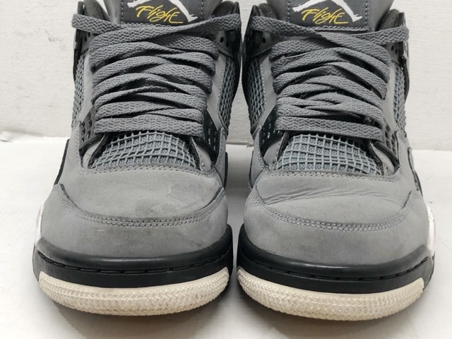 E◆即決◆ NIKE ナイキ AIR JORDAN 4 RETRO エア ジョーダン 4 レトロ COLL GREY クール グレー / 308497-007 27.0cm_画像2