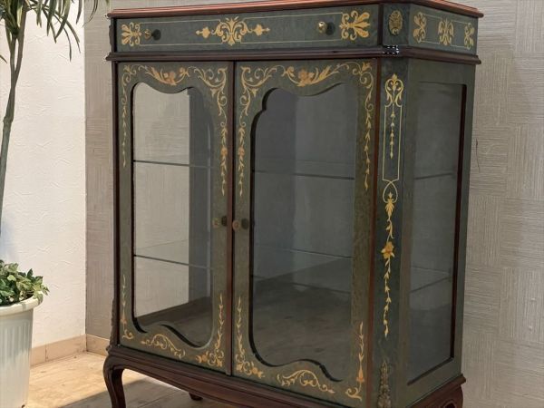  Italy ARTEM company 45 ten thousand jpy top class glass cabinet .. skill & birz I maple arte m company display shelf collection case kyu rio case 