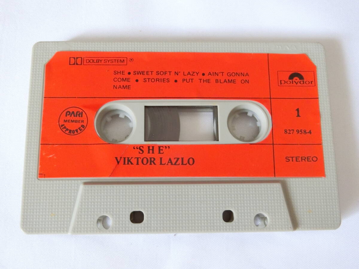 ヴィクター・ラズロ カセットテープ スウィート・ハートエイク Viktor Lazlo/She_画像3