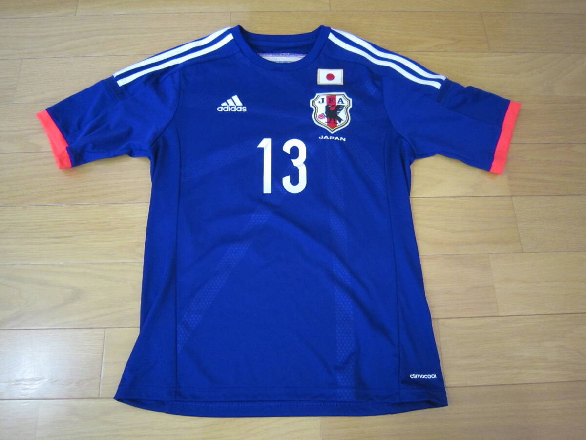 adidas 日本代表 14/15 HOME ユニフォーム No.13 OKUBO 大久保嘉人の画像1