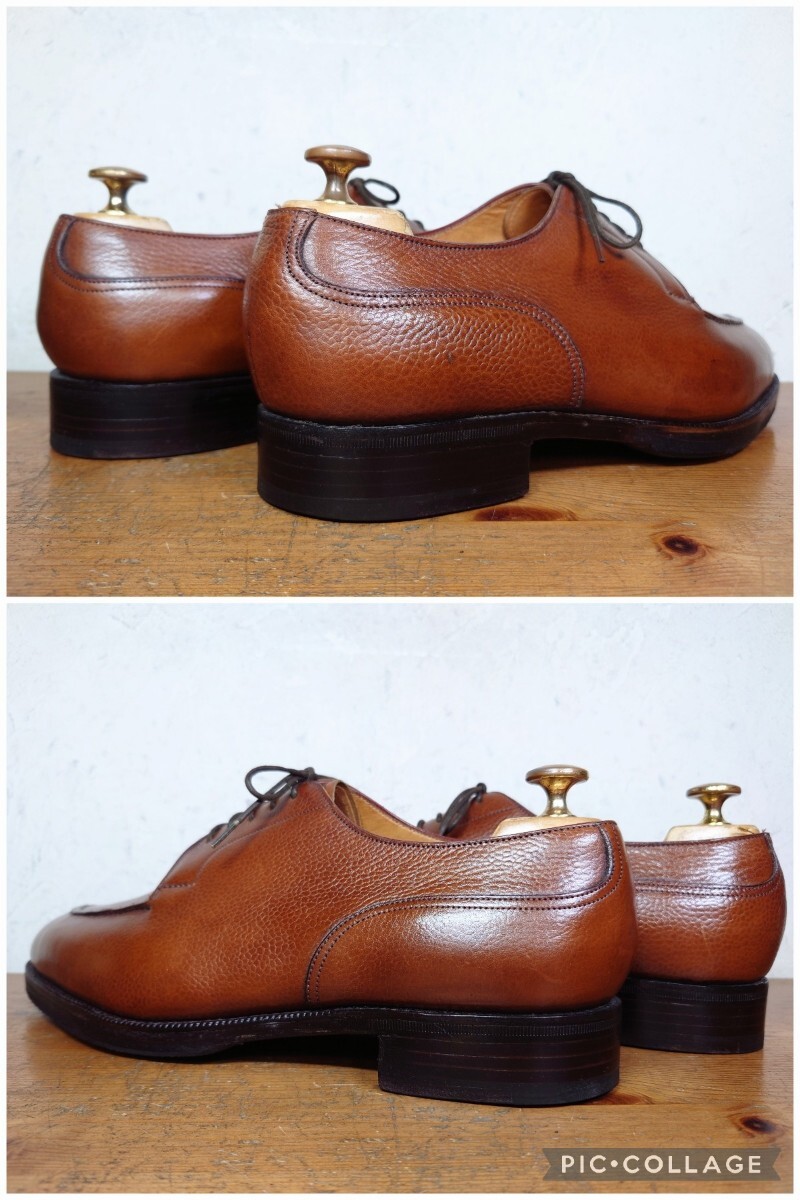 [ beautiful goods / free shipping ] Britain old factory made EDWARDGREEN/ Edward Green do- bar s gold stitch U chip E32Last 81/2 27-27.5cm corresponding /johnlobb