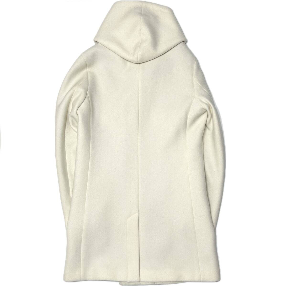 定価15万 1piu1uguale3 PESCA LAMB MELTON WRAP HOOD COAT Ⅳ 定価15万 1piu1uguale3 PESCA LAMB MELTON WRAP HOOD COAT Ⅳ