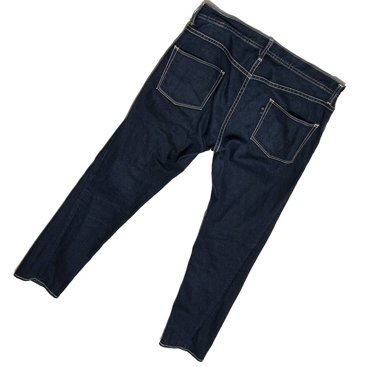 定価2.5万 wjk 12.5oz stretch tight miami denim pants Mサイズ　ストレッチタイトマイアミデニムパンツ　akm　ジュンハシモト_画像2