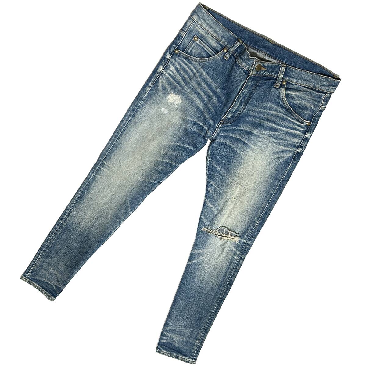 定価5万 1piu1uguale3 9 TAPERED ストレッチデニムパンツⅢ 定価5万 1piu1uguale3 9 TAPERED ストレッチデニムパンツⅢ